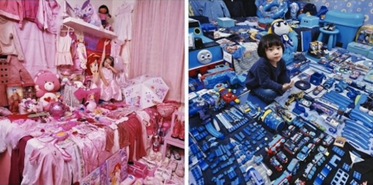pink-toys-blue-toys Gender Stereotyping with Pink and Blue Toys