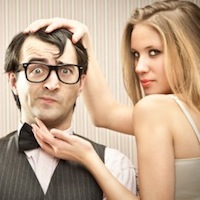 a boyfriend courts his girlfriend